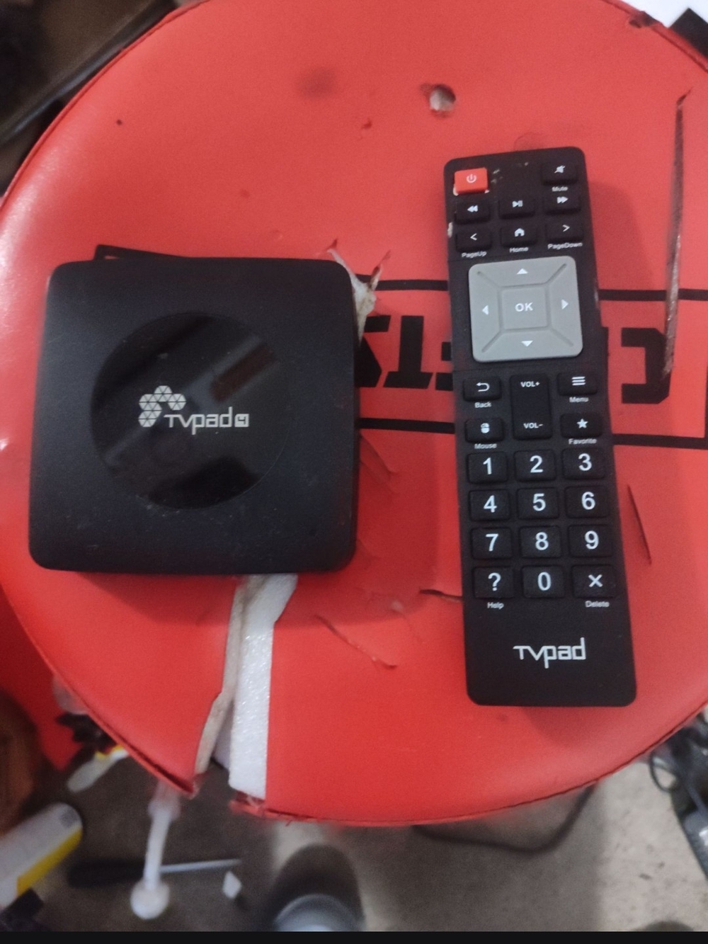 Tv Pad  4 With Remote Power CableBlack Streaming Media Player with Remote